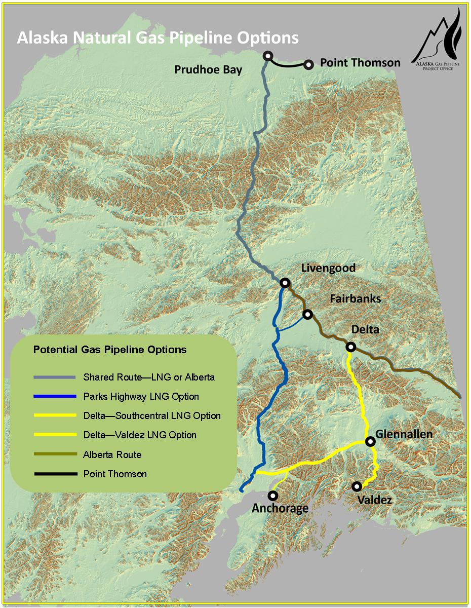 North of 56 Oil & Gas Alaska LNG pipeline under consideration